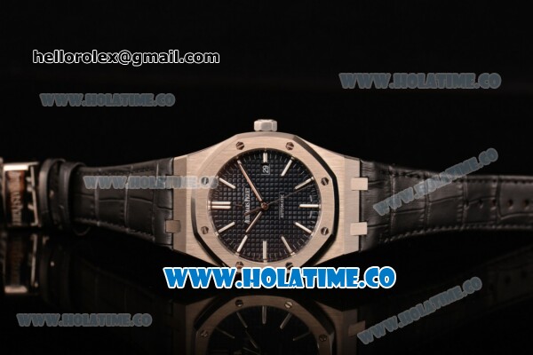Audemars Piguet Royal Oak 39MM Miyota 9015 Automatic Steel Case with Blue Dial and Stick Markers (BP) - Click Image to Close